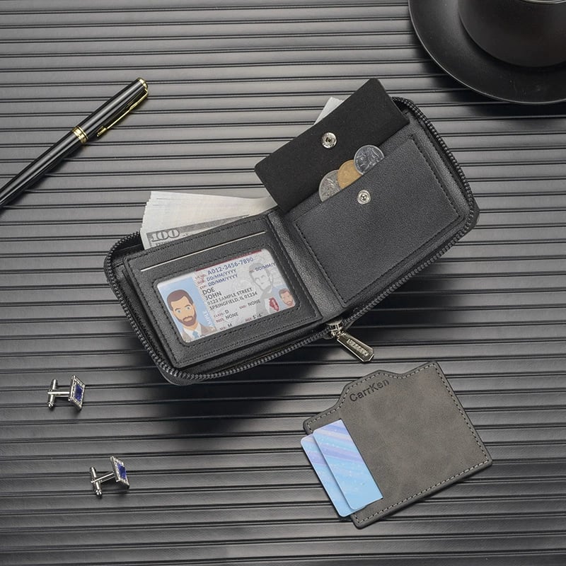 🔥Last Day Promotion 49% OFF-Men's Vintage Eagle Embossed Short Wallet