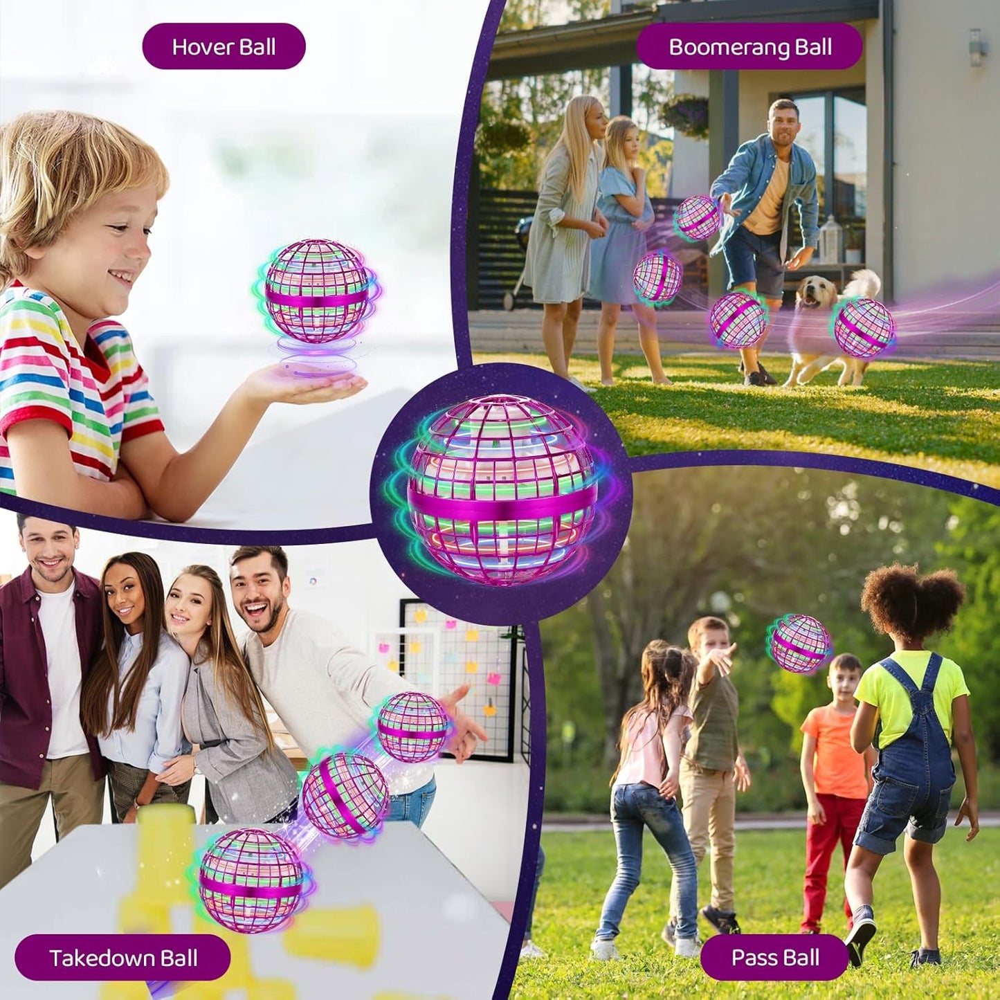 OrbDrone - 🎄Big Sale - 50% OFF🎁 Flying Orb Pro Spinner Mini Drone