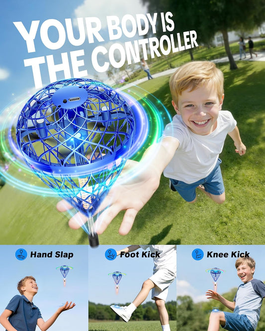 OrbDrone - 🎄Big Sale - 50% OFF🎁 Flying Orb Pro Spinner Mini Drone